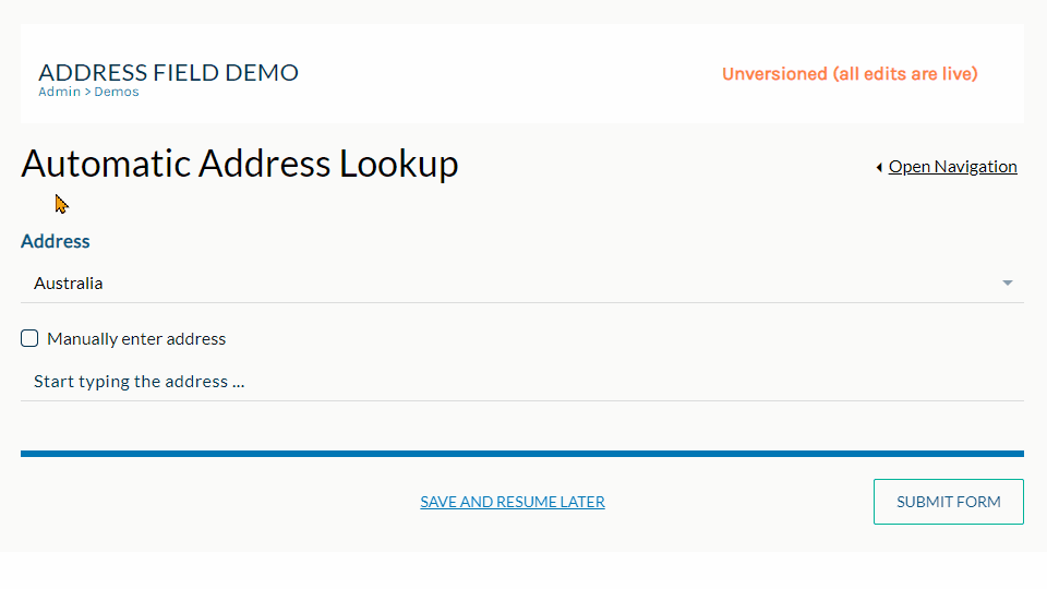 AutoAddressLookup