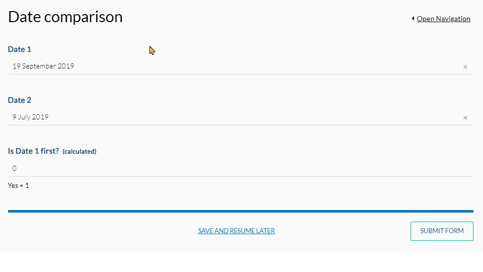 DateComparison