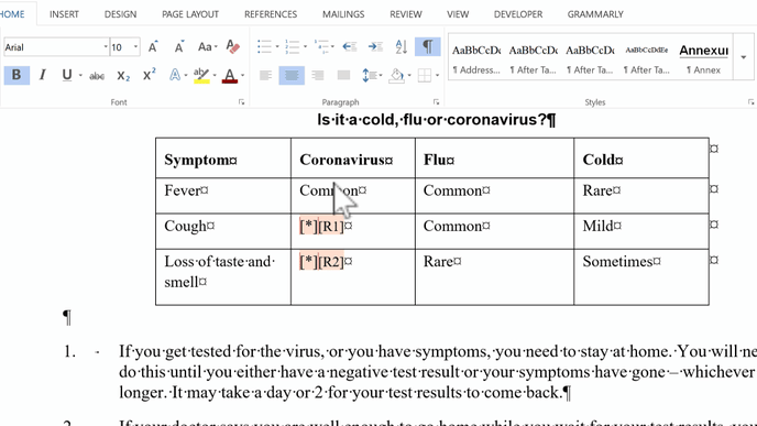 table cell control-1