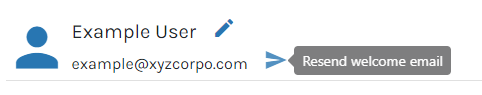 Resent Welcome Email